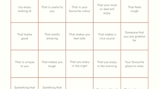 FREE Printable Gratitude Scavenger Hunt