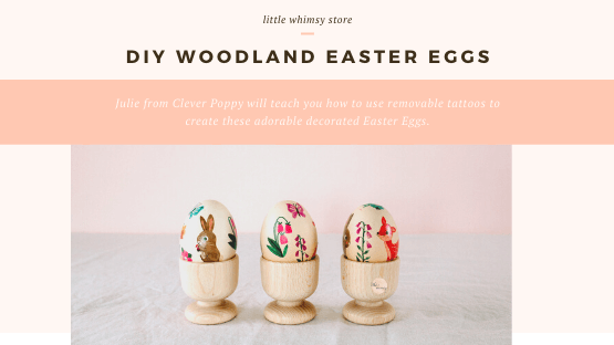 DIY Woodland Easter Eggs