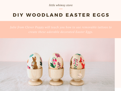 DIY Woodland Easter Eggs