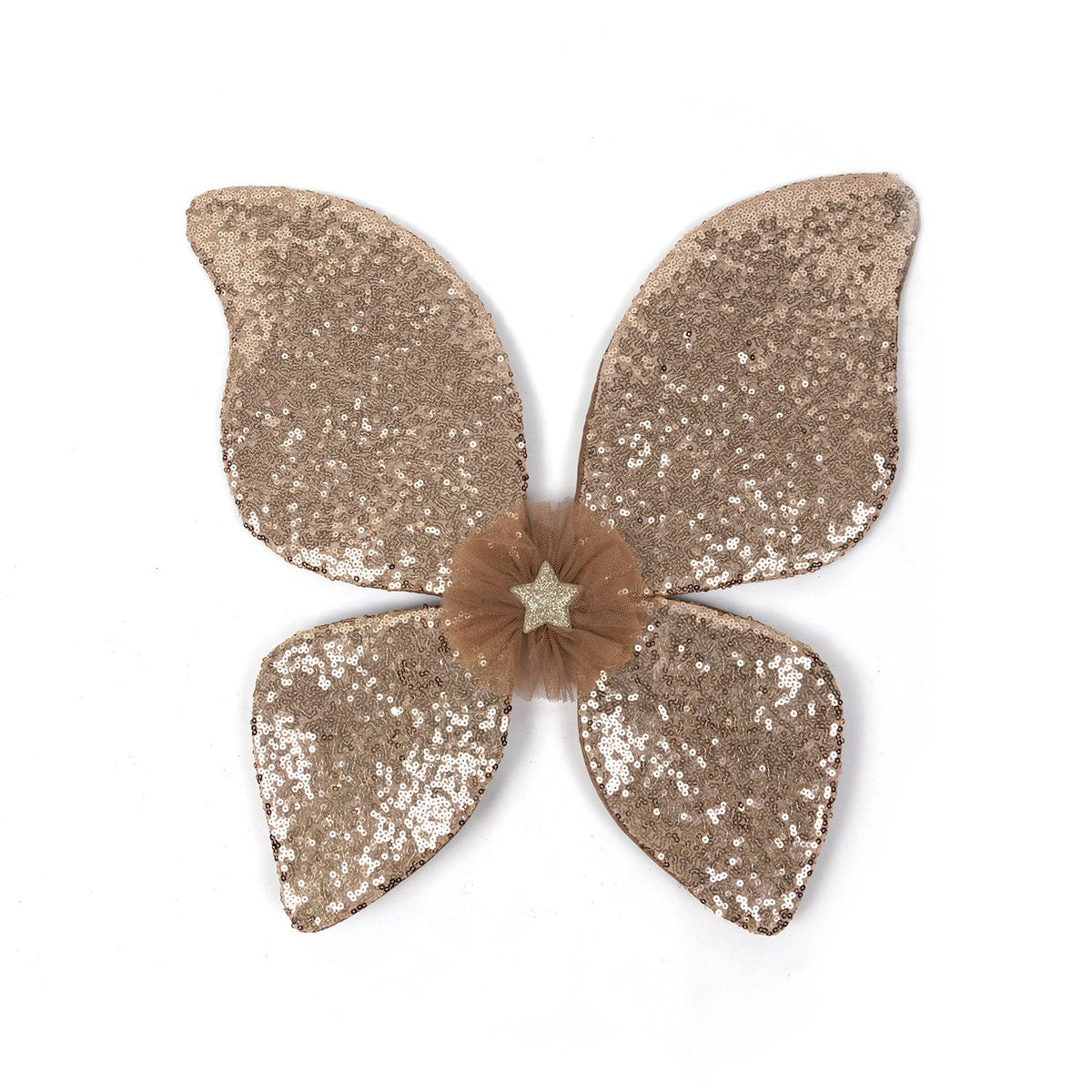 Mrs Ertha Dress Ups The Glitter Butterfly Wings GOLD Sequin