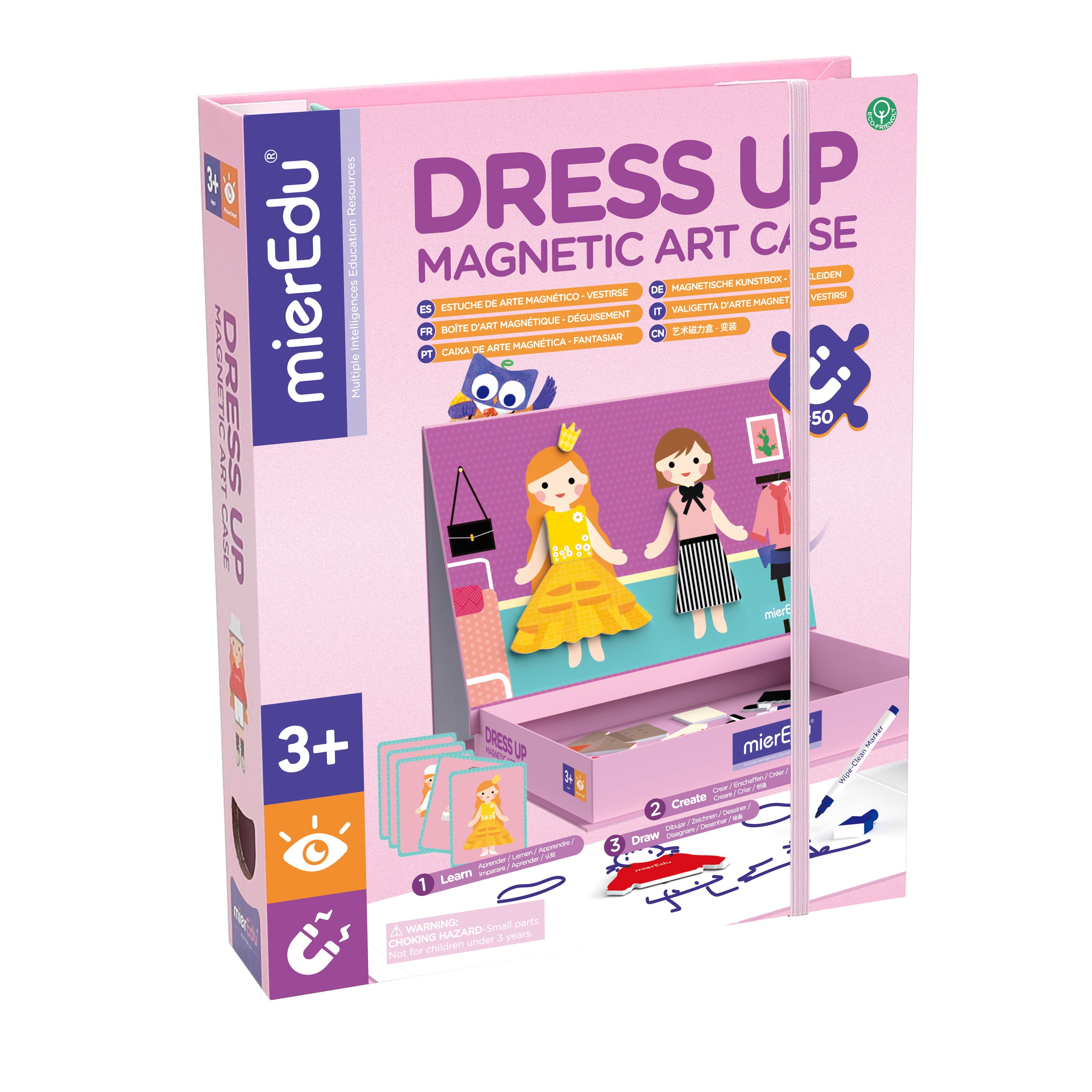 Mieredu magnetic dress up art case