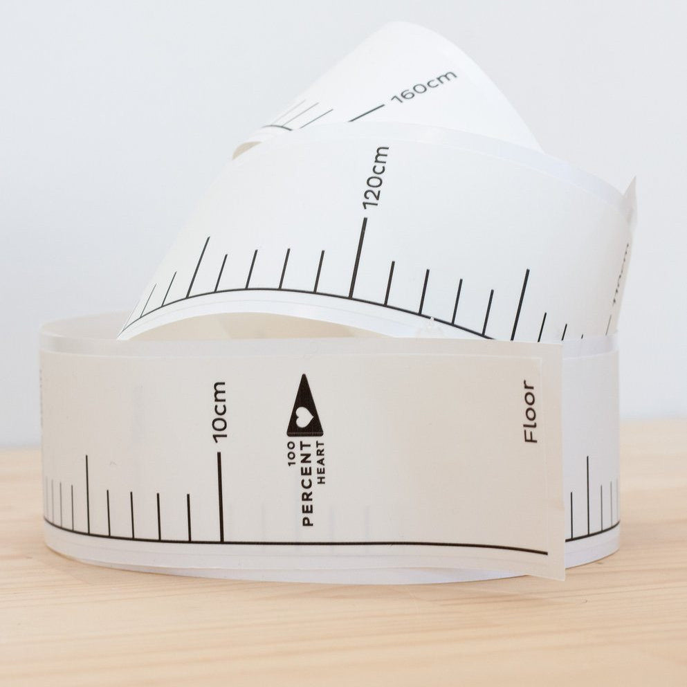 LOVE THIS! Keepsake Height Chart Decal from 100 Percent Heart - shop at littlewhimsy NZ
