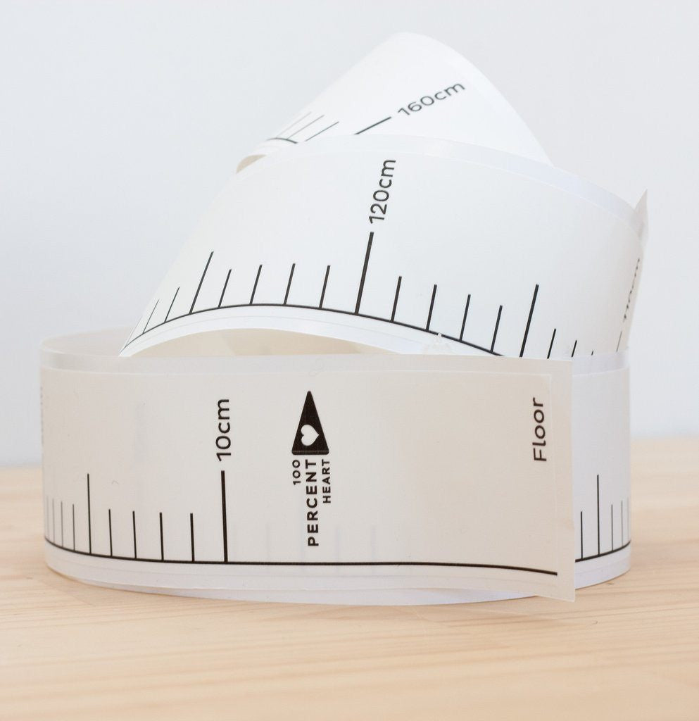 LOVE THIS! Keepsake Height Chart Decal from 100 Percent Heart - shop at littlewhimsy NZ