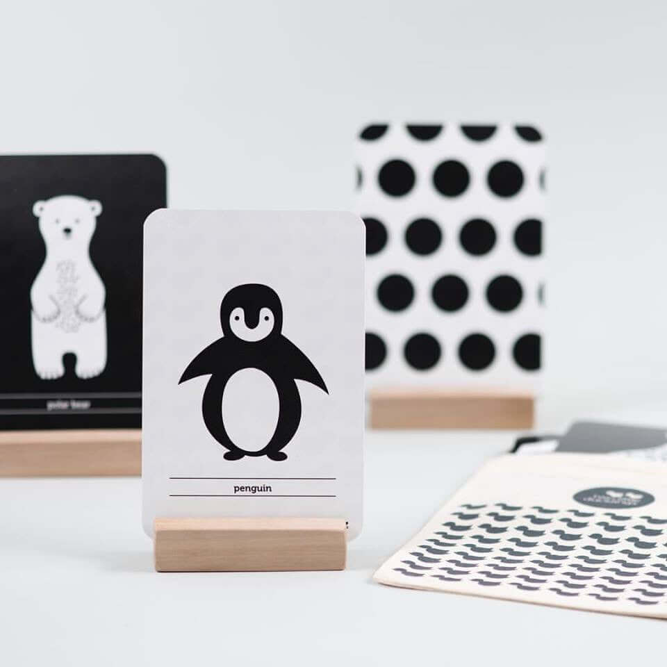 LOVE THIS! Flash Cards - High Contrast from Two Little Ducklings - shop at littlewhimsy NZ