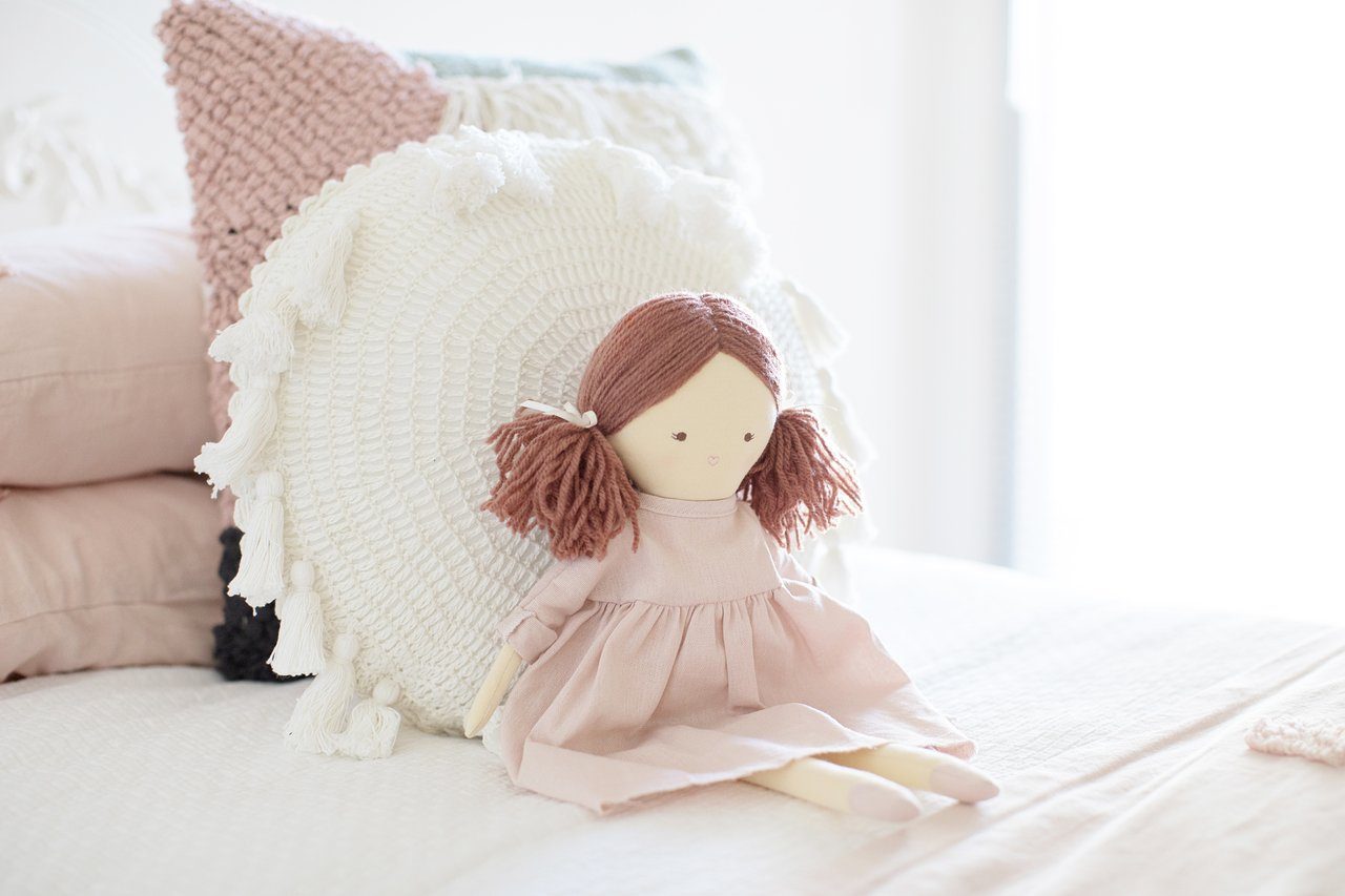 LOVE THIS! Alimrose Matilda 45cm Doll - Pink from Alimrose - shop at littlewhimsy NZ