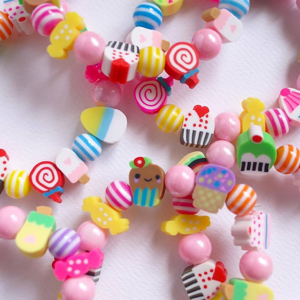 LOVE THIS! Lauren Hinkley Colourful Elastic Bracelet - Fruit Rainbow from Lauren Hinkley - shop at littlewhimsy NZ