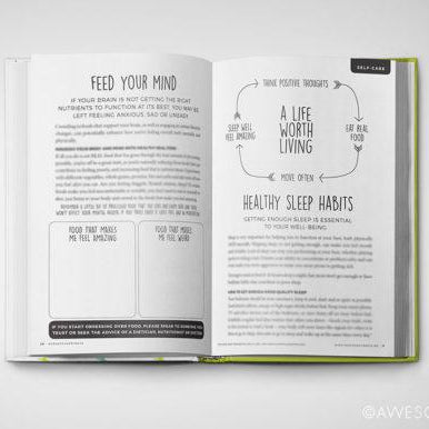 LOVE THIS! Teen Gratitude Journal + Wellness Guide – Create Your Own Sunshine from Awesome Inc - shop at littlewhimsy NZ