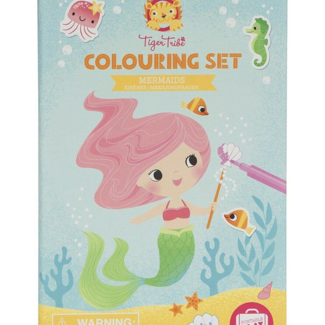 LOVE THIS! Colouring Set - Mermaids from Tiger Tribe - shop at littlewhimsy NZ