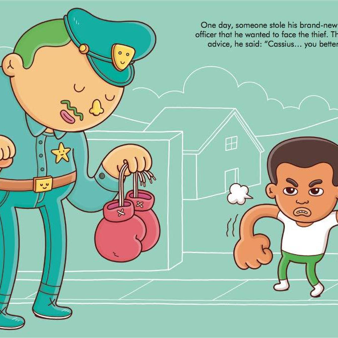 LOVE THIS! Little People, Big Dreams - Muhammad Ali from Penguin Books - shop at littlewhimsy NZ