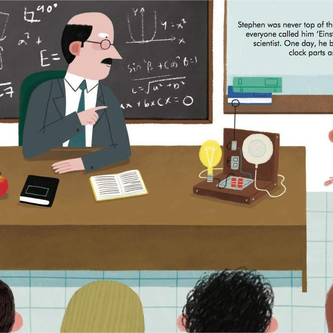 LOVE THIS! Little People, Big Dreams - Stephen Hawking from Penguin Books - shop at littlewhimsy NZ