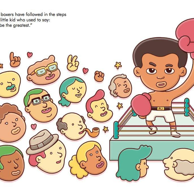 LOVE THIS! Little People, Big Dreams - Muhammad Ali from Penguin Books - shop at littlewhimsy NZ