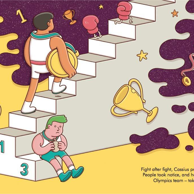 LOVE THIS! Little People, Big Dreams - Muhammad Ali from Penguin Books - shop at littlewhimsy NZ