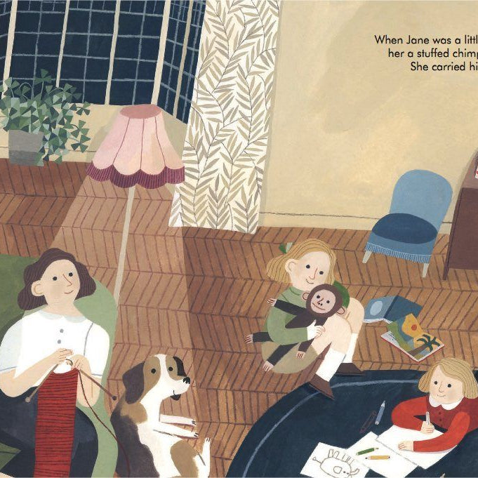 LOVE THIS! Little People, Big Dreams - Jane Goodall from Penguin Books - shop at littlewhimsy NZ