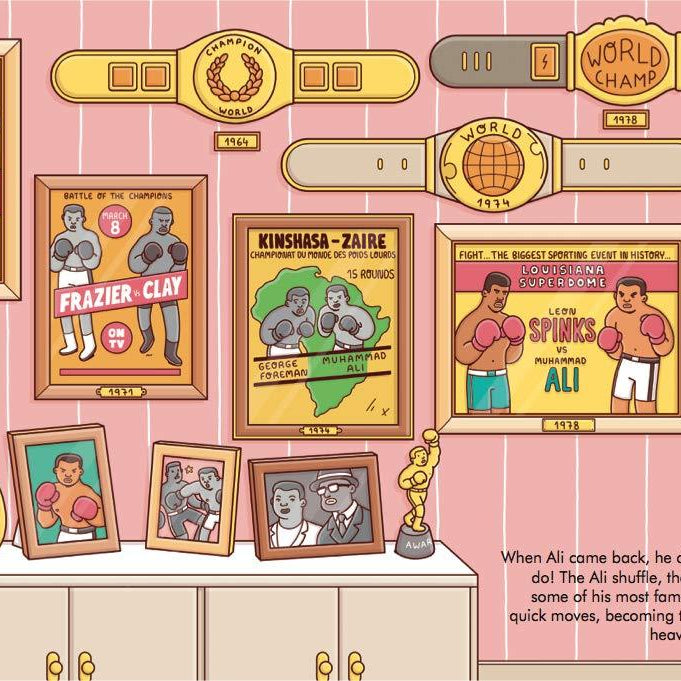 LOVE THIS! Little People, Big Dreams - Muhammad Ali from Penguin Books - shop at littlewhimsy NZ