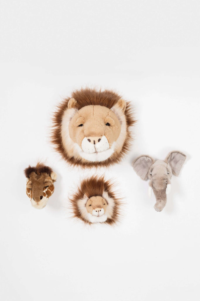 LOVE THIS! Cesar the Lion - Wild & Soft Animal Head Large from Wild & Soft - shop at littlewhimsy NZ