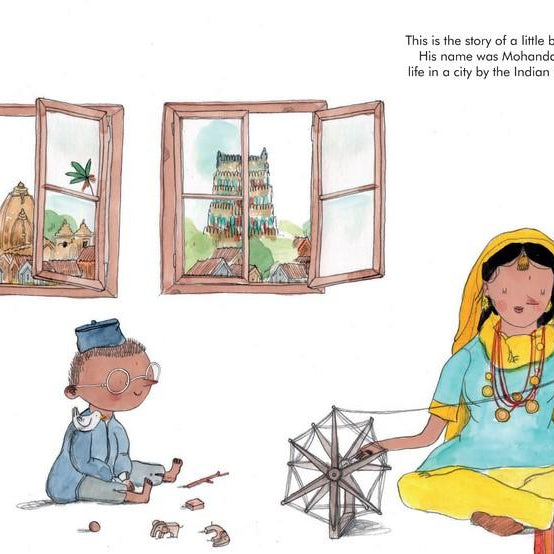 LOVE THIS! Little People, Big Dreams - Gandhi from Penguin Books - shop at littlewhimsy NZ