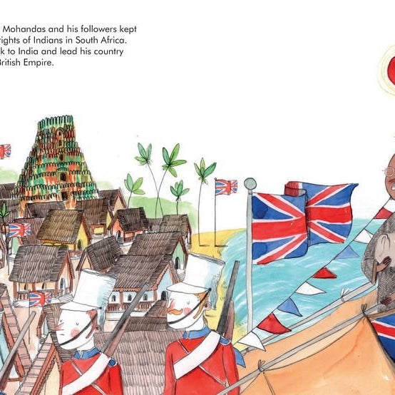 LOVE THIS! Little People, Big Dreams - Gandhi from Penguin Books - shop at littlewhimsy NZ