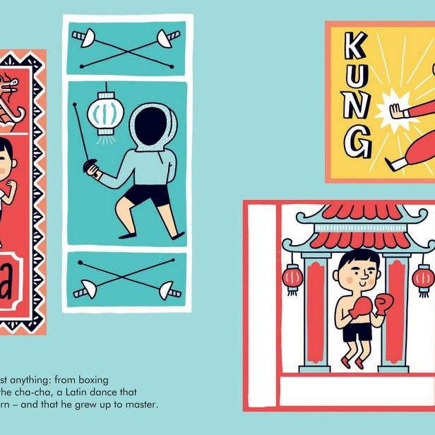 LOVE THIS! Little People, Big Dreams - Bruce Lee from Penguin Books - shop at littlewhimsy NZ