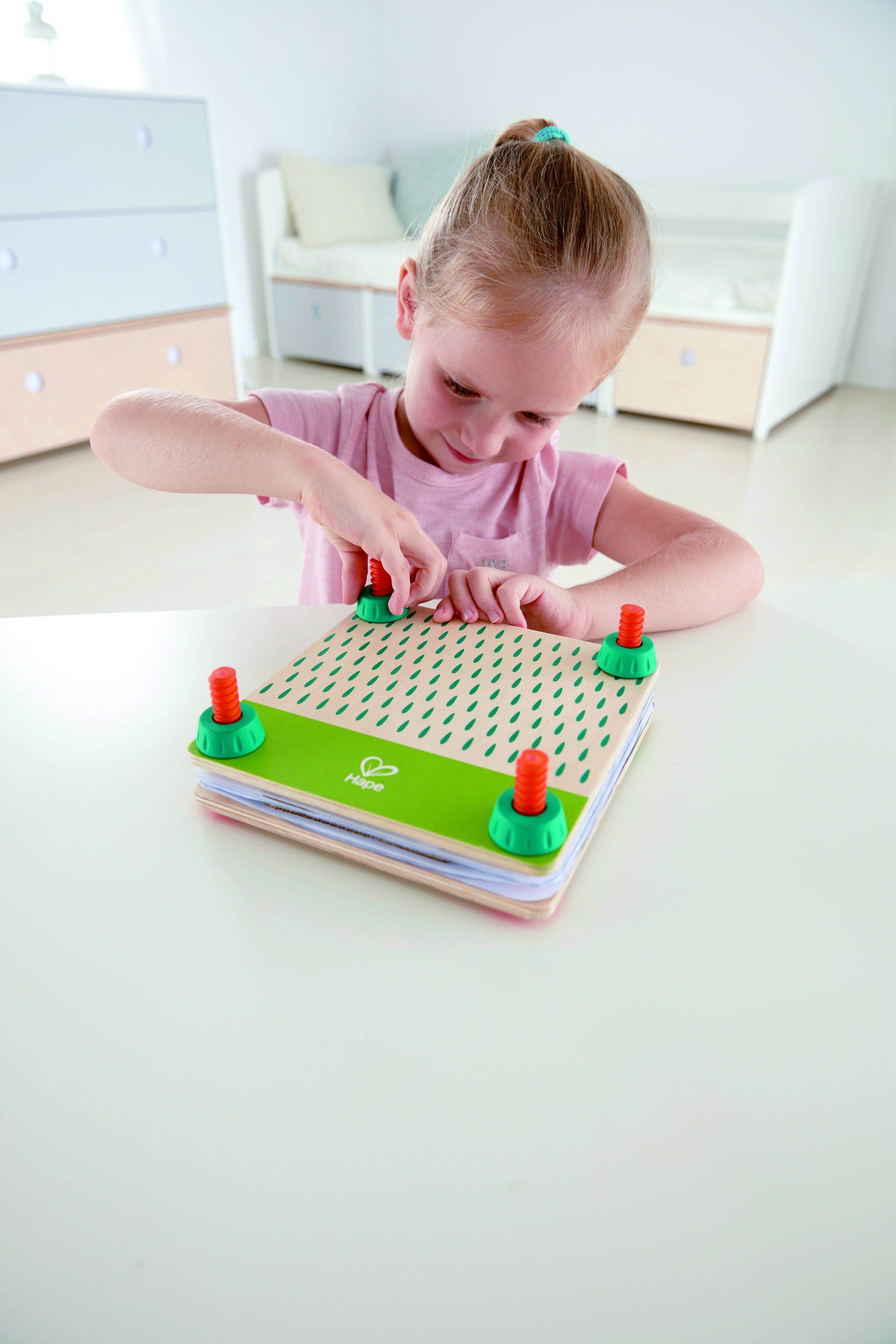 LOVE THIS! Flower Press Art DIY Kit from Hape - shop at littlewhimsy NZ