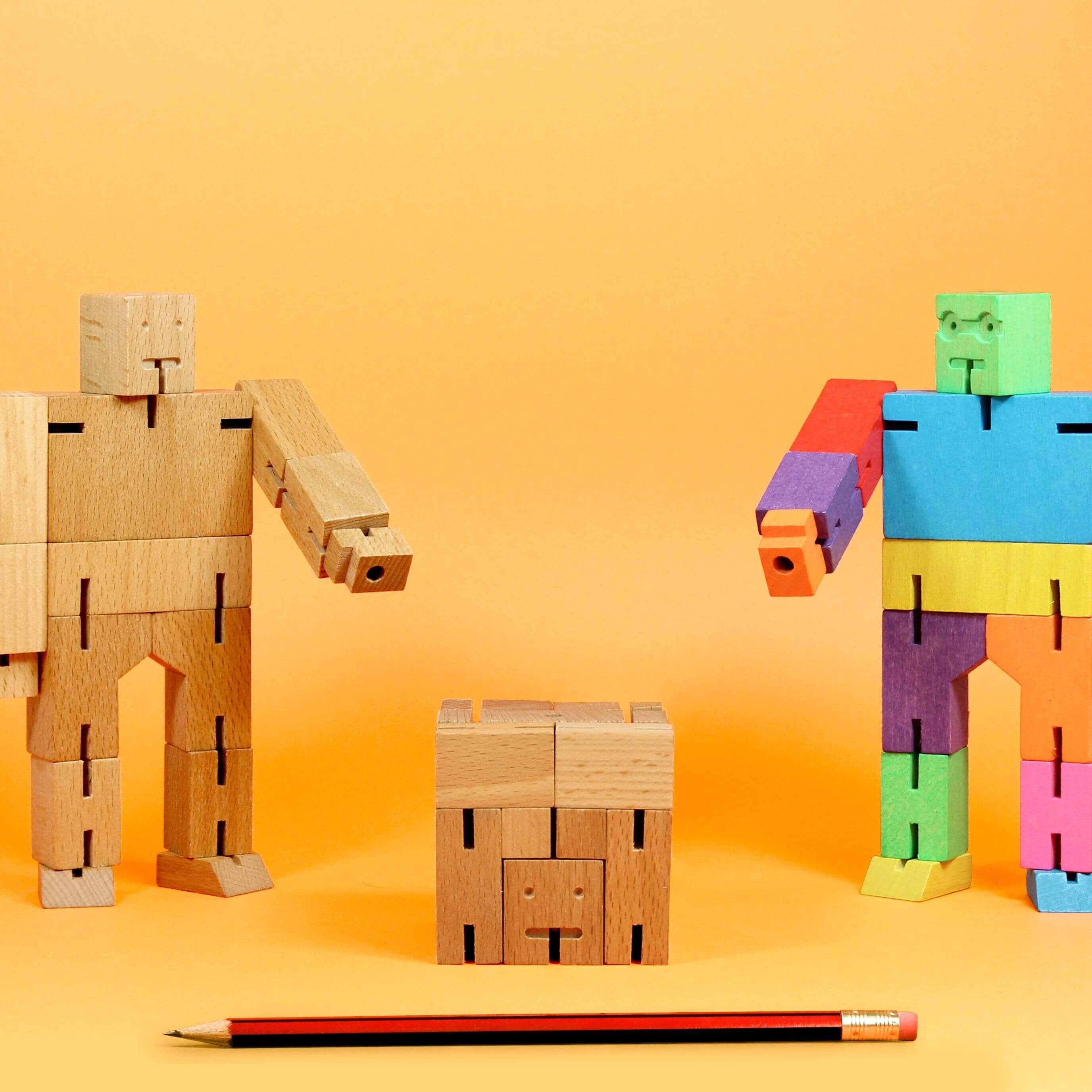 LOVE THIS! Cubebot Natural Small from Areaware - shop at littlewhimsy NZ
