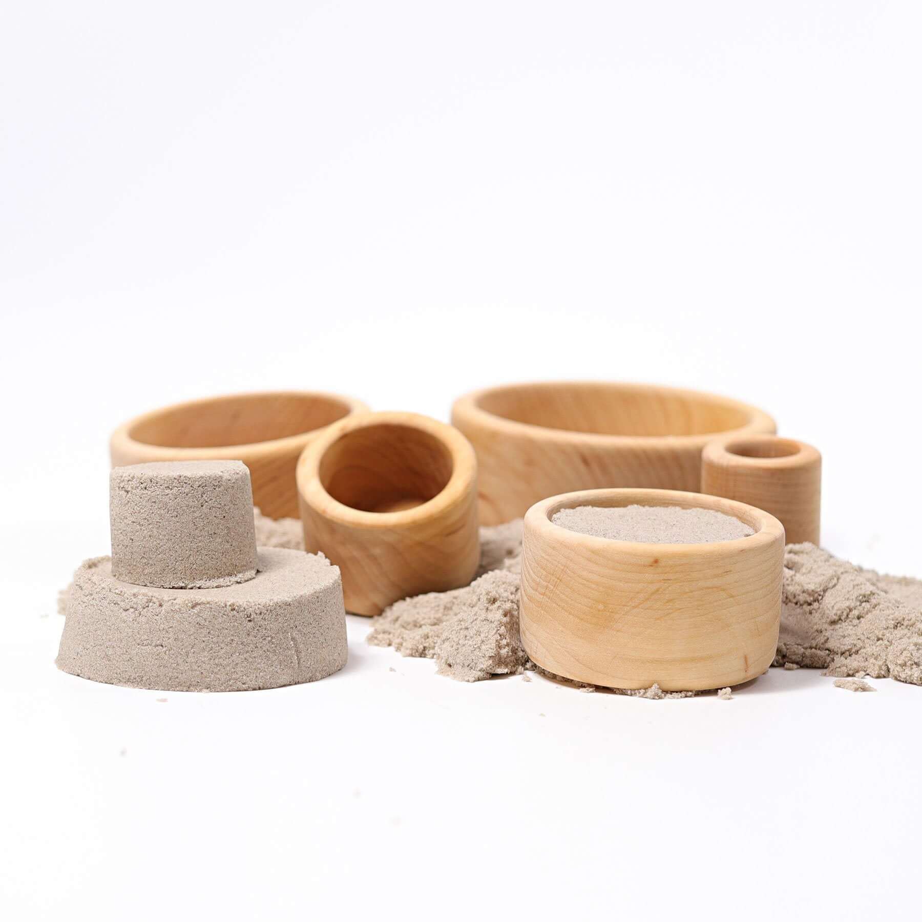 LOVE THIS! Grimm's Stacking Bowls - Natural from Grimm's - shop at littlewhimsy NZ