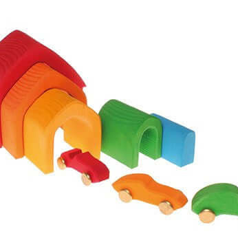 LOVE THIS! Grimm's Bright House Stacker from Grimm's - shop at littlewhimsy NZ