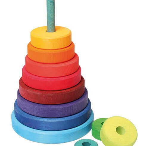 LOVE THIS! Grimm's Bright Conical Tower Large from Grimm's - shop at littlewhimsy NZ
