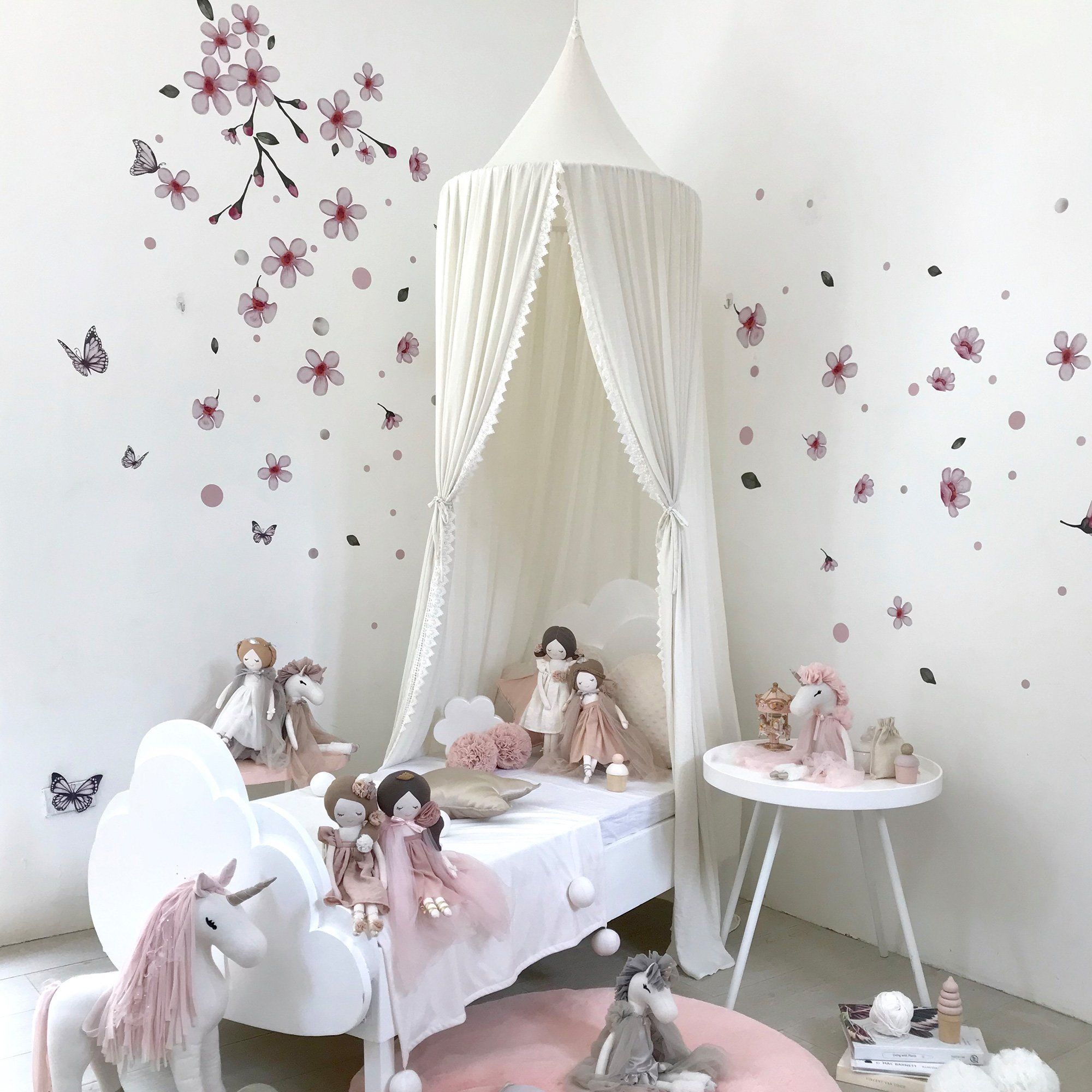 LOVE THIS! Spinkie Botanical Garden Canopy in BABY’S BREATH from Spinkie - shop at littlewhimsy NZ