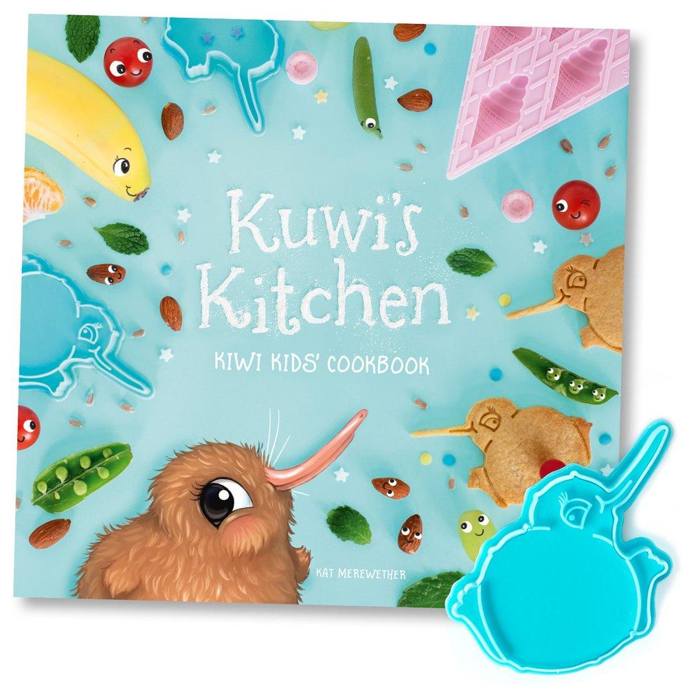 LOVE THIS! Kuwi's Kitchen - Kiwi Kids' Cookbook from Illustrated Publishing - shop at littlewhimsy NZ