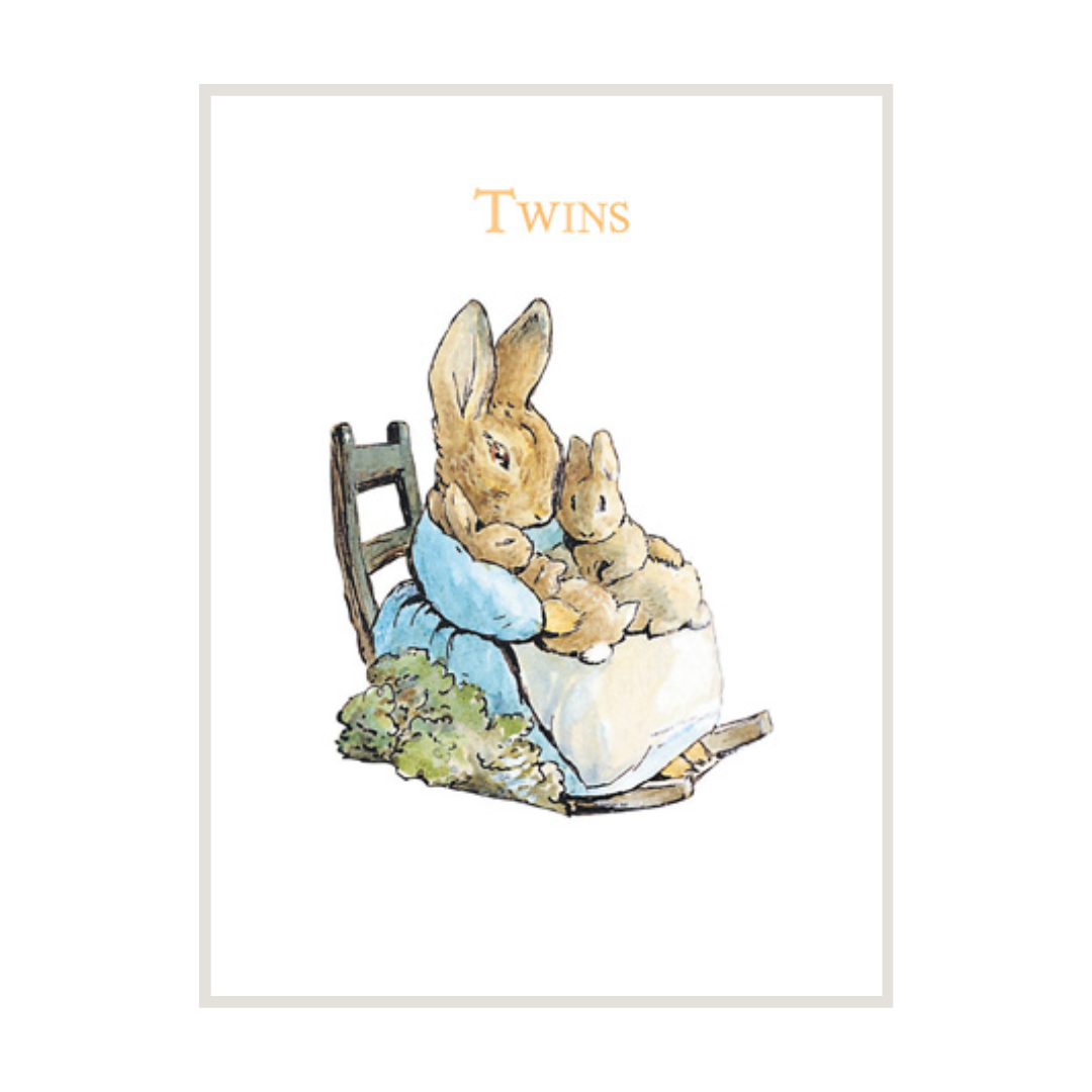 Beatrix Potter Card | Twins – littlewhimsy