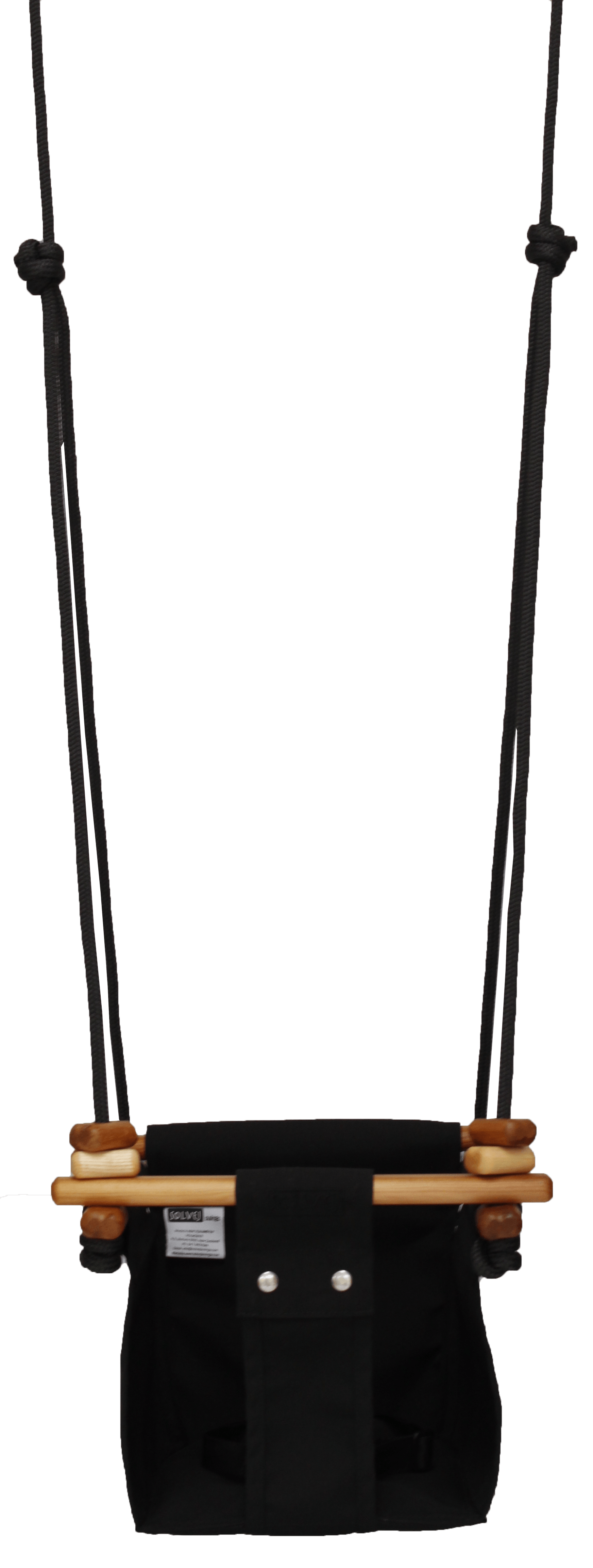 LOVE THIS! Solvej Baby + Toddler Swings - Coral Black from Solvej Swings - shop at littlewhimsy NZ