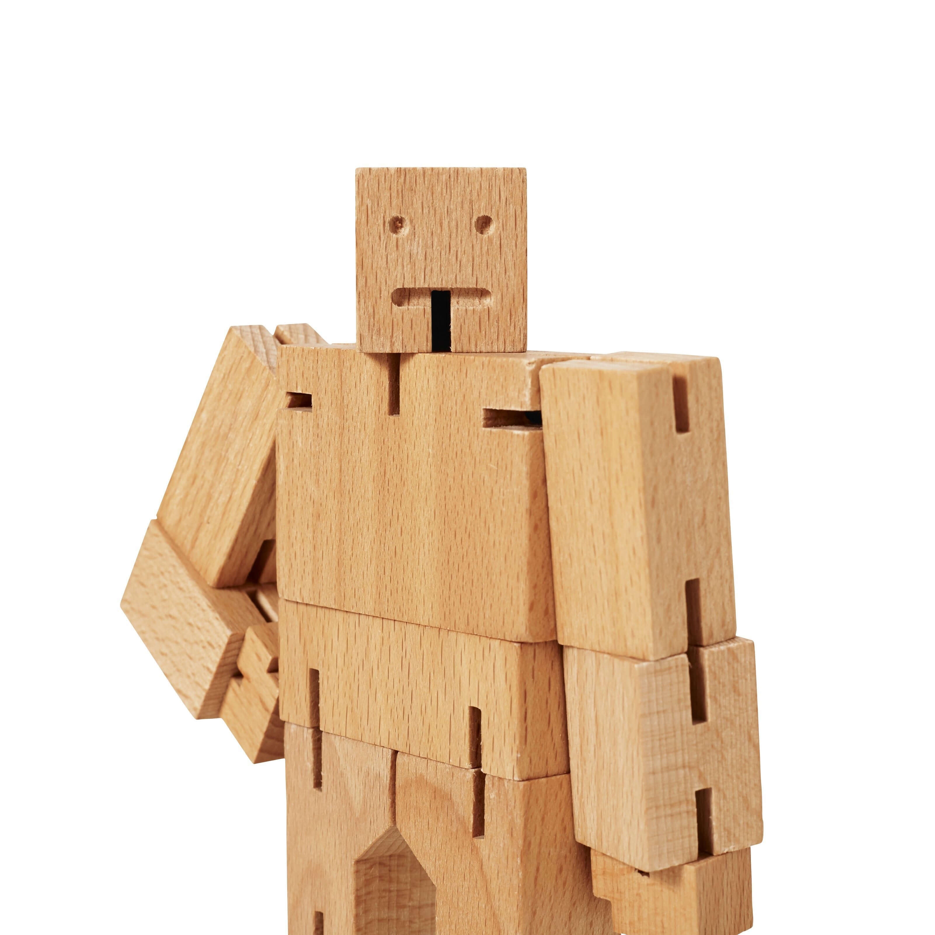 LOVE THIS! Cubebot Natural Small from Areaware - shop at littlewhimsy NZ