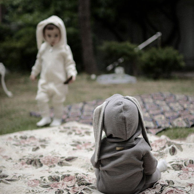LOVE THIS! Rabbit Suit by Lala - Grey from LaLa - shop at littlewhimsy NZ