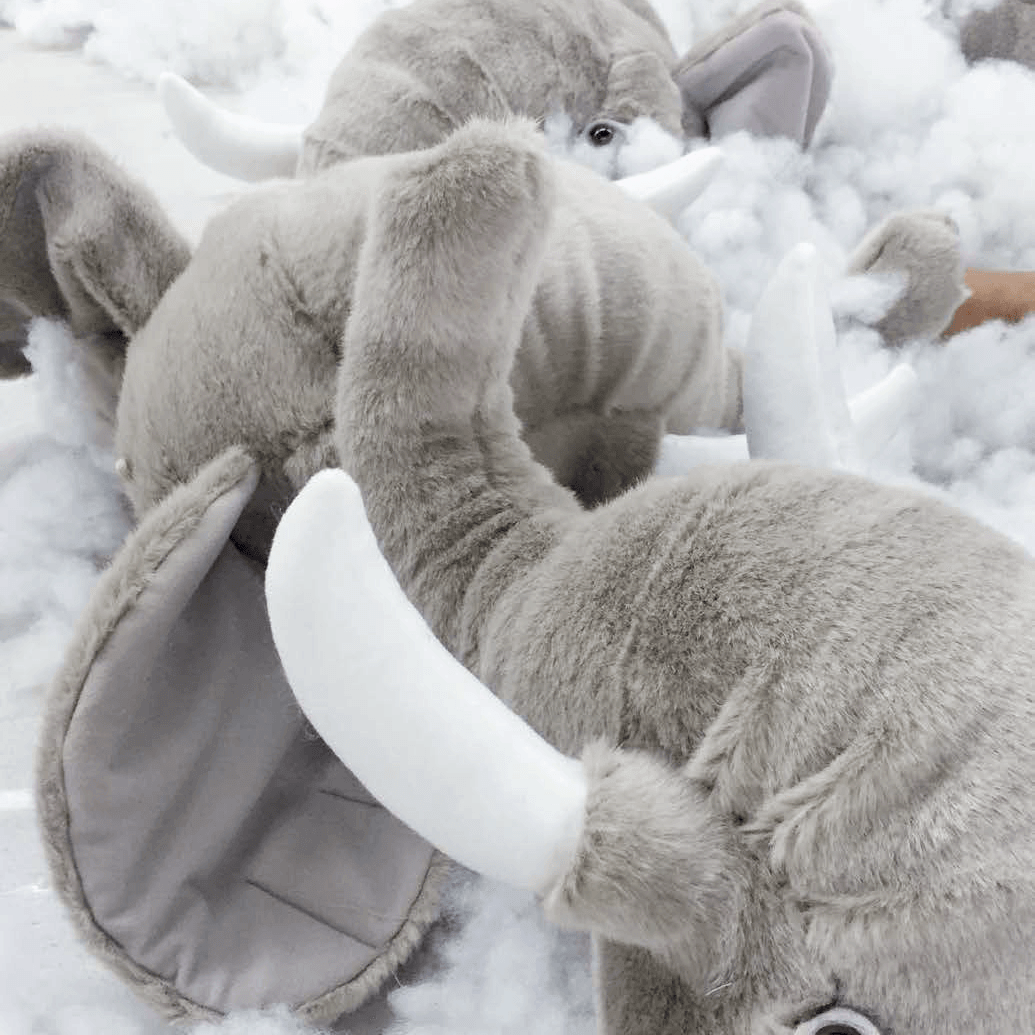 LOVE THIS! George the Elephant - Wild & Soft Animal Head Large from Wild & Soft - shop at littlewhimsy NZ