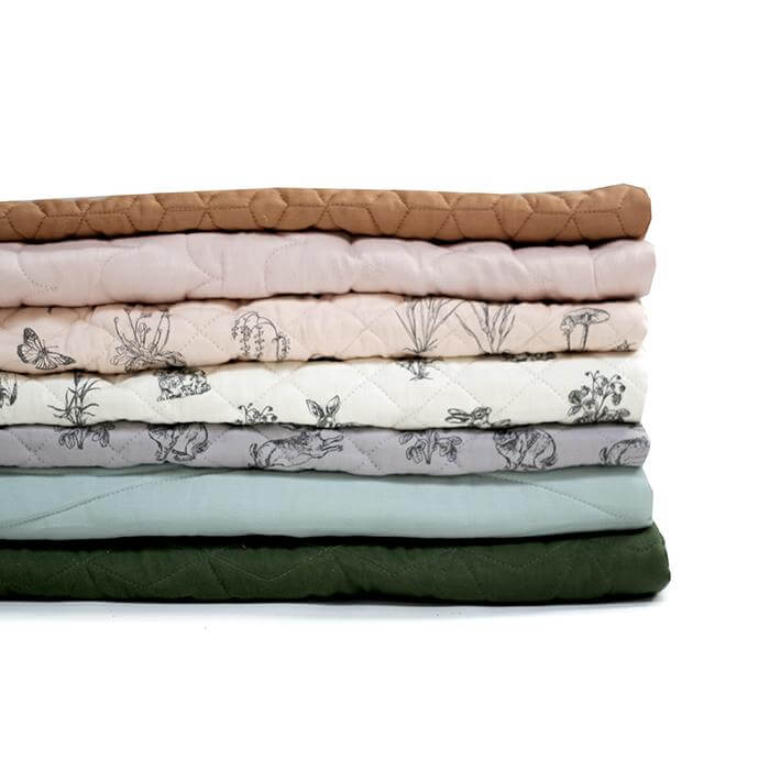 LOVE THIS! Dusty Rose Cot Quilt from Burrow & Be - shop at littlewhimsy NZ