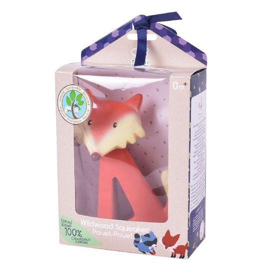 LOVE THIS! Fox Rubber Rattle from Tikiri - shop at littlewhimsy NZ