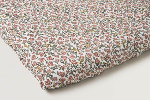 LOVE THIS! Floral Vine Changing Mat Cover from Garbo & Friends - shop at littlewhimsy NZ