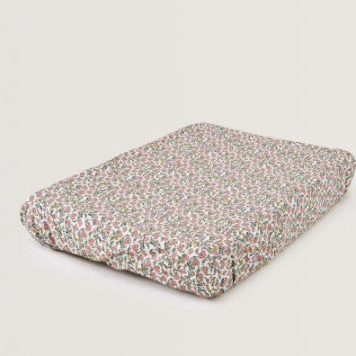 LOVE THIS! Floral Vine Changing Mat Cover from Garbo & Friends - shop at littlewhimsy NZ