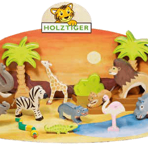 LOVE THIS! Wooden Lion Cub Small Standing - Holztiger from Holztiger - shop at littlewhimsy NZ