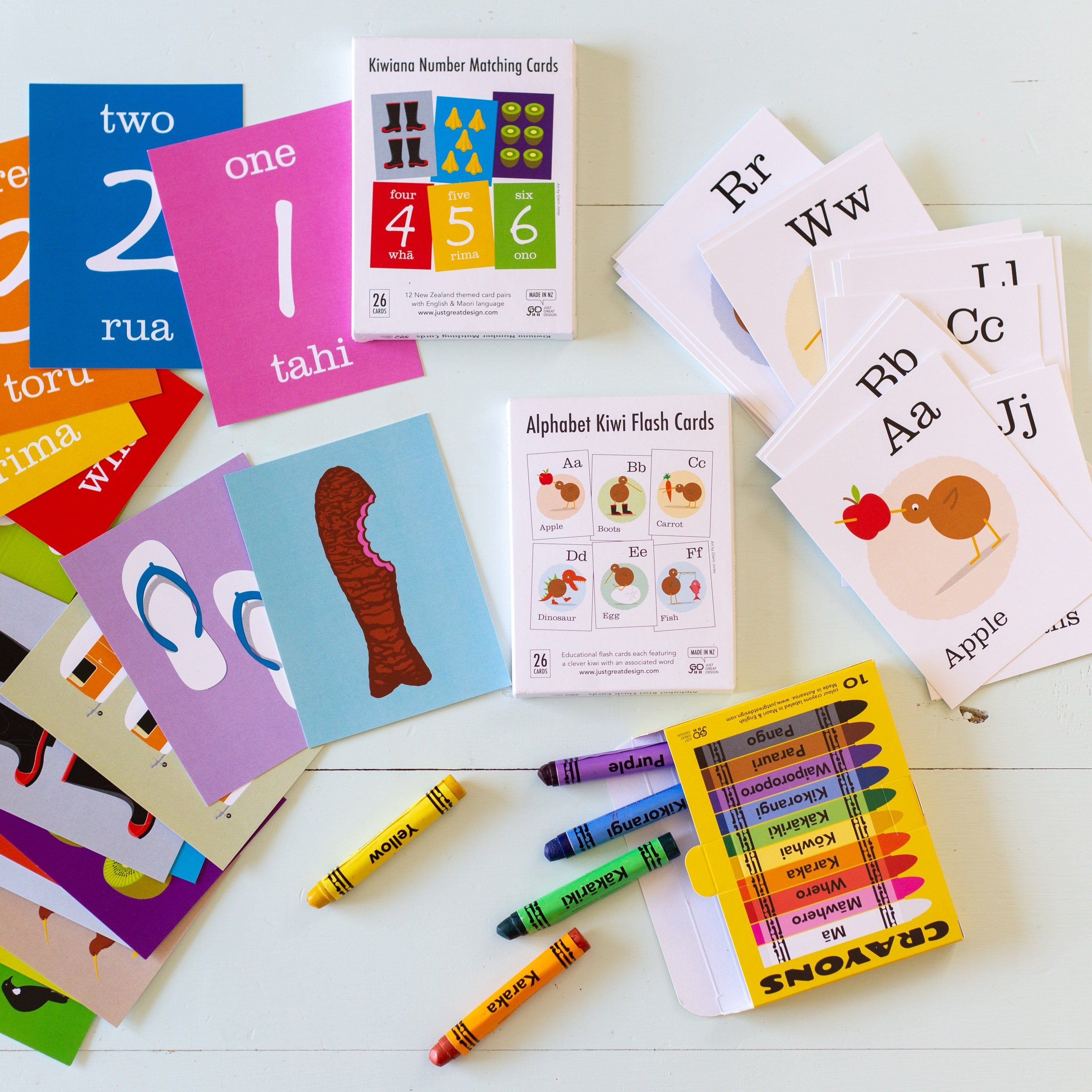LOVE THIS! Kiwiana Number Matching Cards from Just Great Design - shop at littlewhimsy NZ