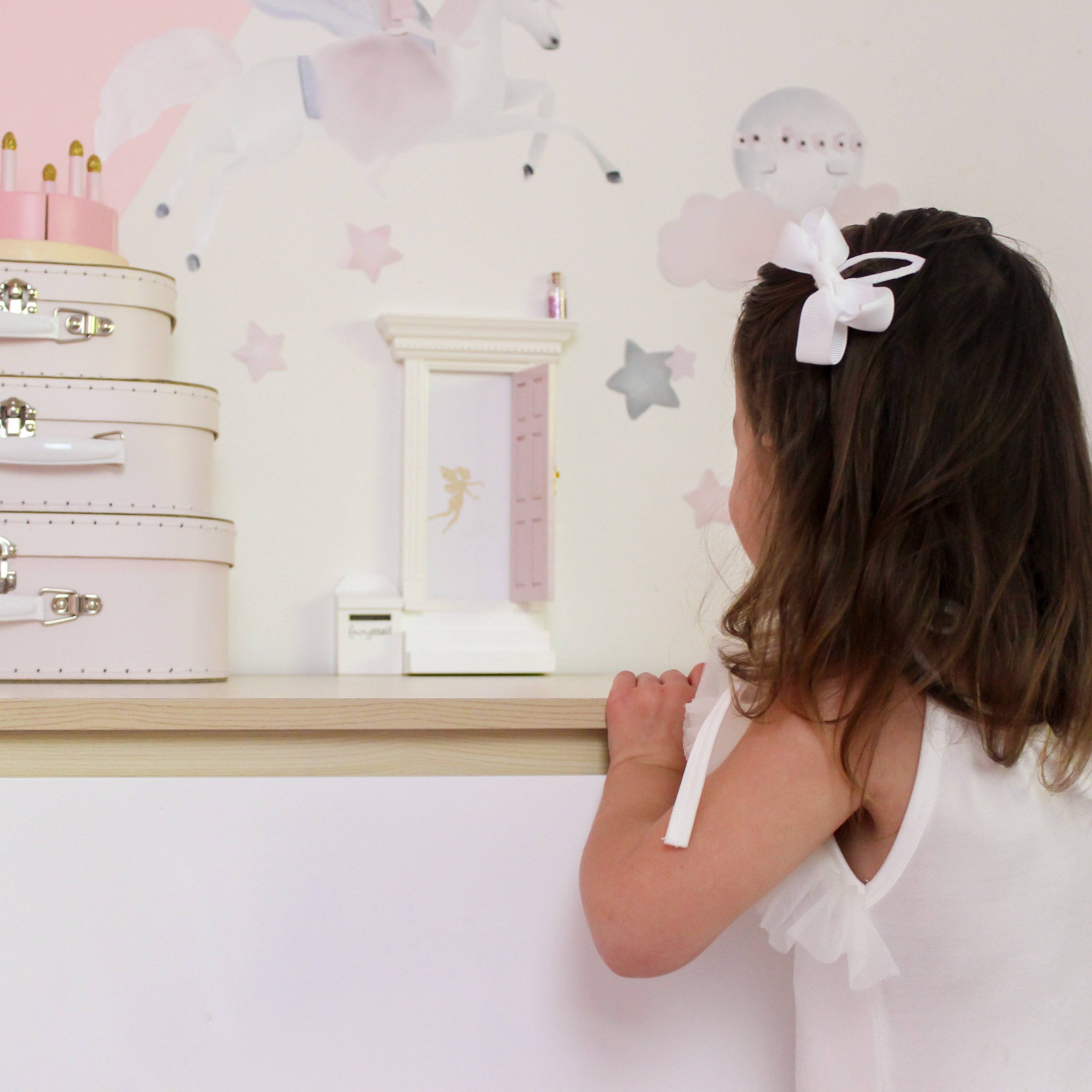 LOVE THIS! My Wee Fairy Door Rose Pink from My Wee Fairy Door - shop at littlewhimsy NZ