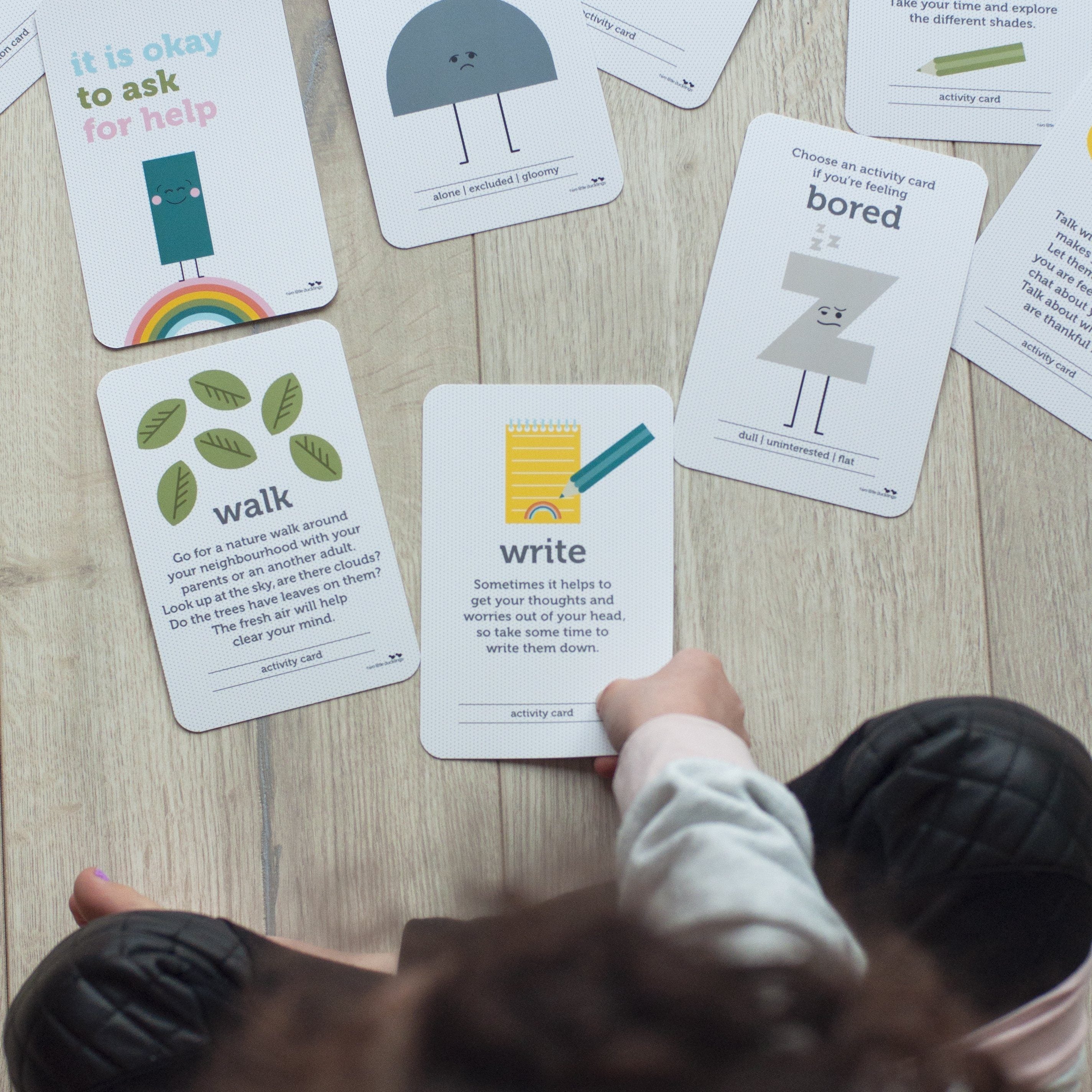 LOVE THIS! Kids’ Wellbeing and Affirmation Cards from Two Little Ducklings - shop at littlewhimsy NZ