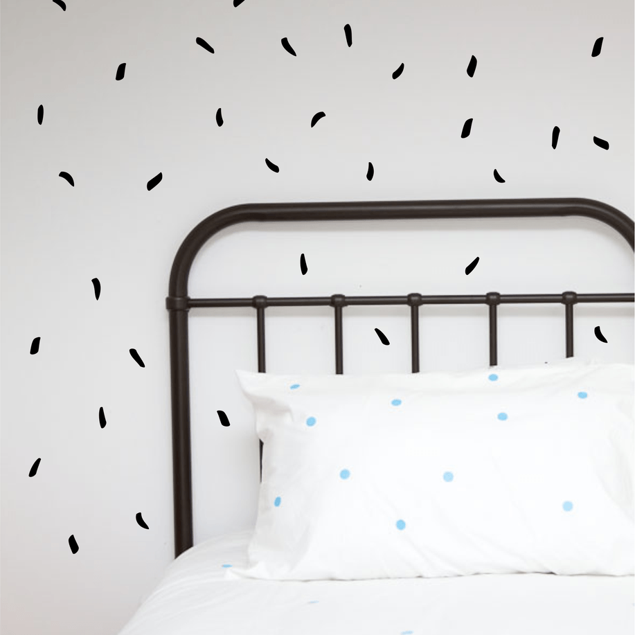 LOVE THIS! Wall Decals - Brush Strokes - Hand Painted from 100 Percent Heart - shop at littlewhimsy NZ