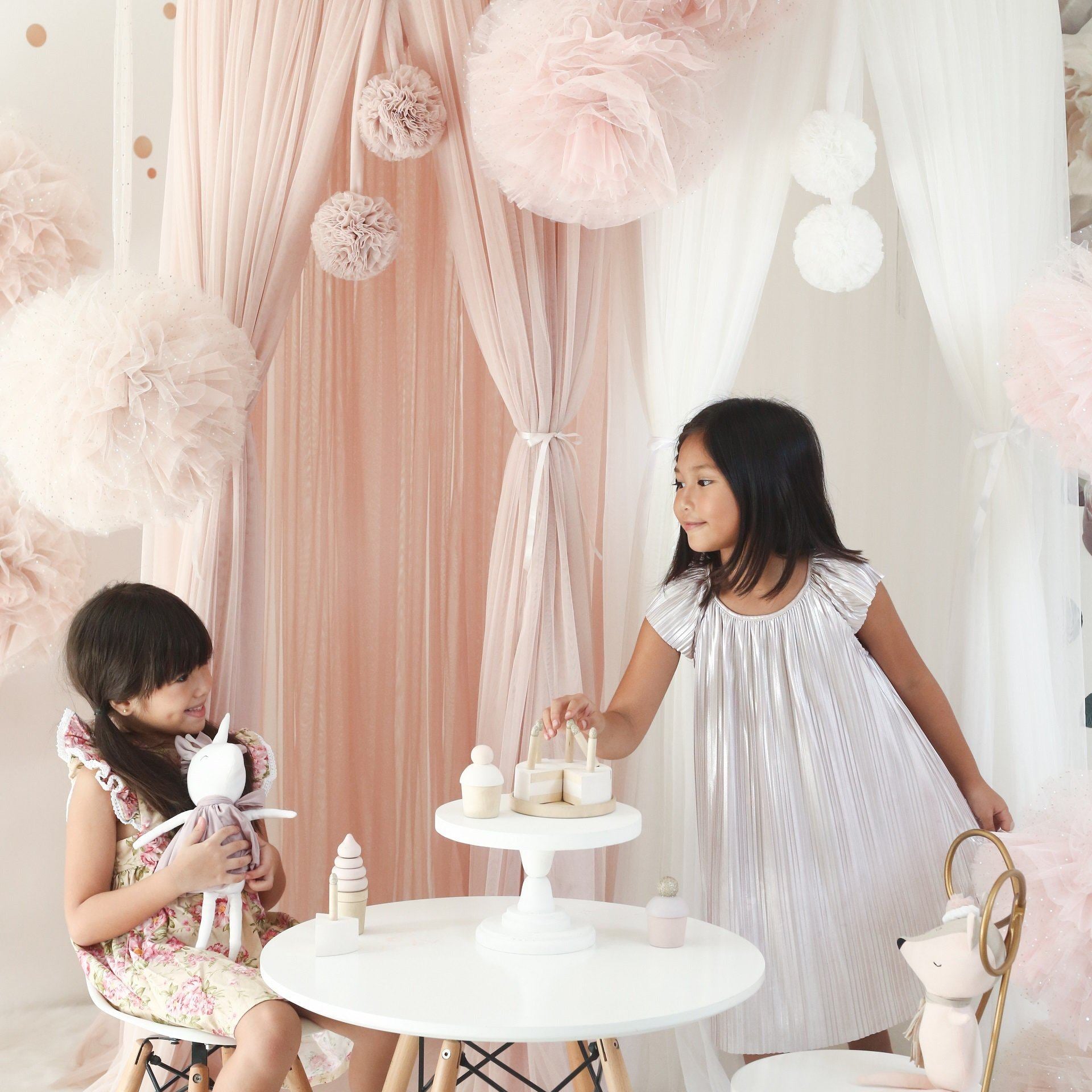 LOVE THIS! Spinkie Pom Garland in WHITE from Spinkie - shop at littlewhimsy NZ