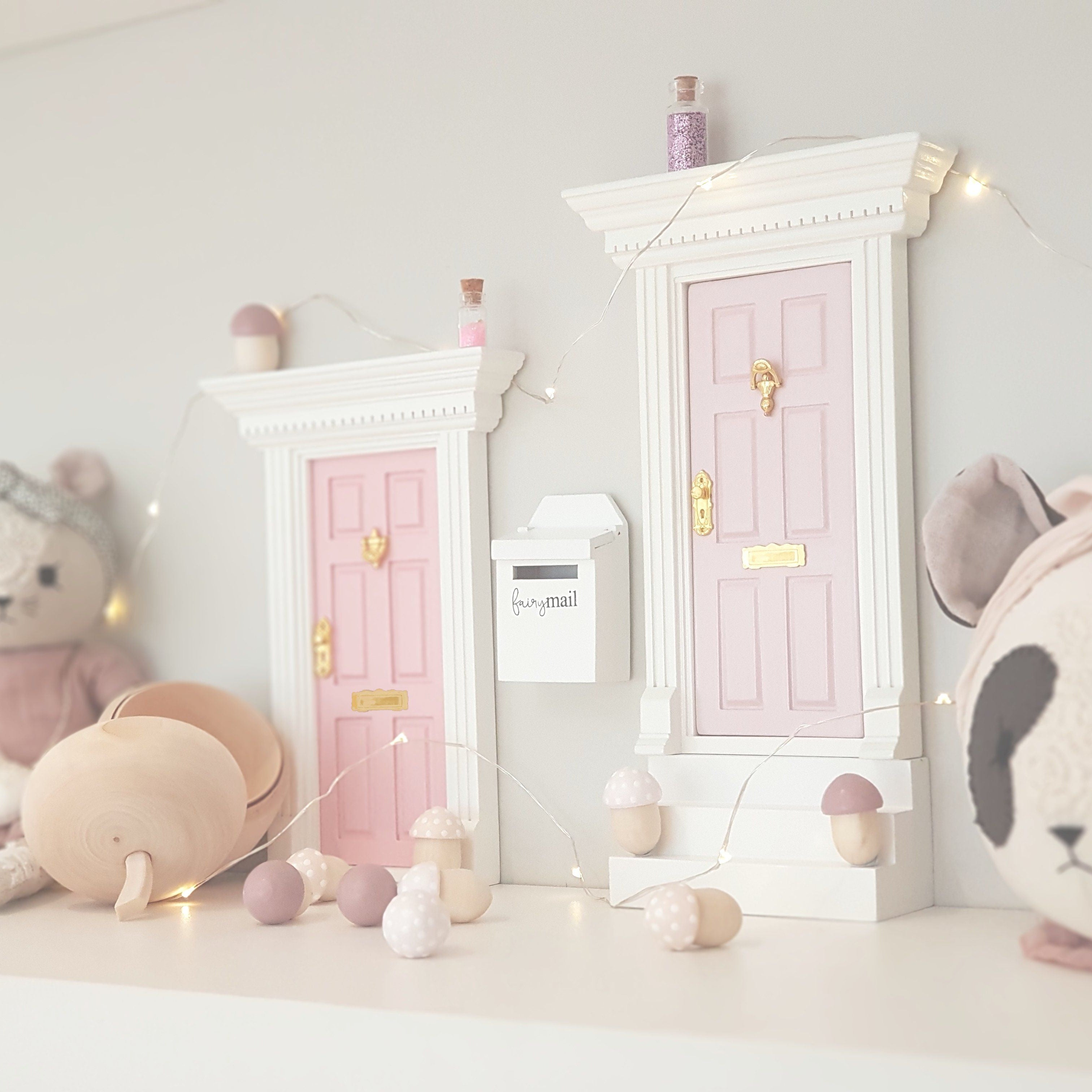 LOVE THIS! My Wee Fairy Door Mauve Purple from My Wee Fairy Door - shop at littlewhimsy NZ