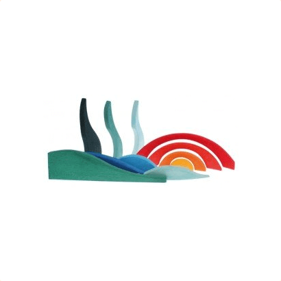 LOVE THIS! Grimm's Small Landscape Puzzle from Grimm's - shop at littlewhimsy NZ