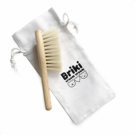LOVE THIS! Wooden Bear Hairbrush from Briki Vroom Vroom - shop at littlewhimsy NZ