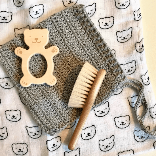 LOVE THIS! Wooden Bear Hairbrush from Briki Vroom Vroom - shop at littlewhimsy NZ