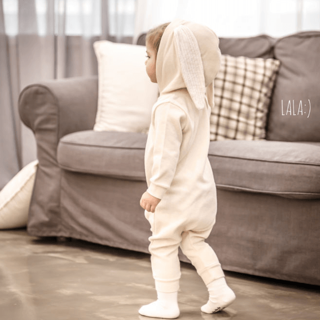 LOVE THIS! Rabbit Suit by Lala - Cream from LaLa - shop at littlewhimsy NZ