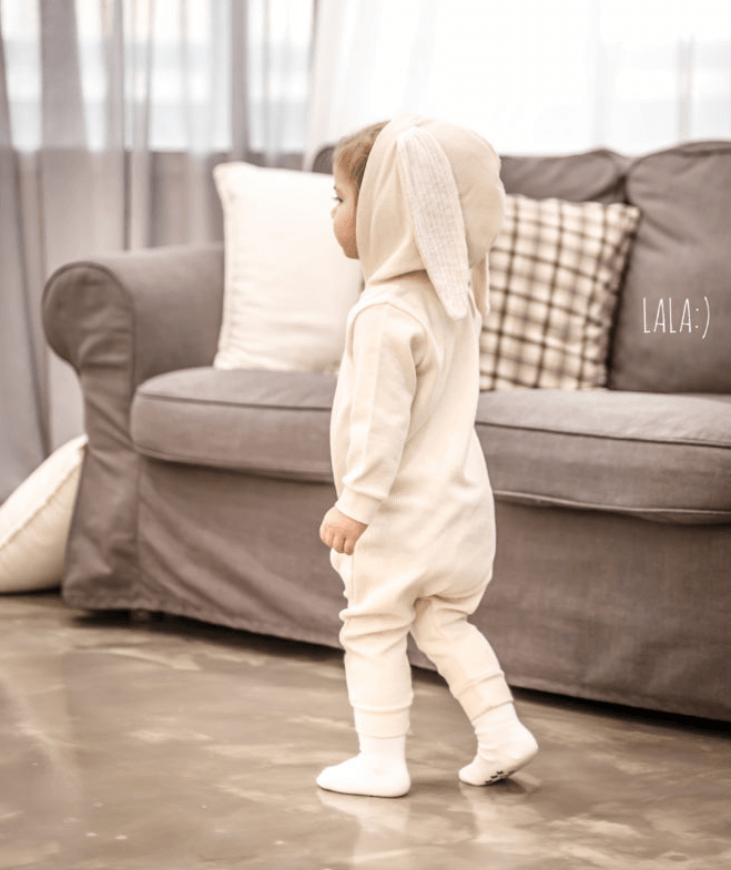 LOVE THIS! Rabbit Suit by Lala - Cream from LaLa - shop at littlewhimsy NZ